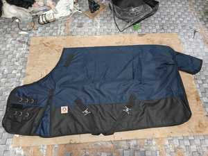 Haute qualité 1200D Rip-Stop 300GSM Polyfil hiver cheval tapis détachable cou personnalisable étanche fabricant direct - Product Image 5