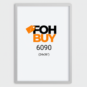 Large Customizable <b>LED</b> Backlit Lightbox Silver Aluminum Alloy Low Wall-Mounted Advertising <b>Light</b> <b>Box</b> Rectangle Hanging - Product Image 1