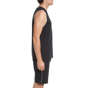 Débardeurs pour hommes en tricot respirant sur mesure, personnalisables, séchage rapide, style streetwear décontracté, style urbain, vente en gros - Product Image 3
