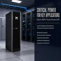 Untuk UPS Online Tiga Fasa 93PS 8-40kW dengan Baterai Asam Timbal, Proteksi Petir 380/400/415V untuk Daya Kritis Pusat Data