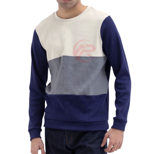 Sweat-shirt en polaire respirant pour homme, grande taille, doublé, écologique, anti-plis, tricoté, à motif uni, idéal pour l'hiver - Product Image 1