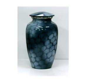 Offre Spéciale – Urne funéraire américaine en métal durable bleu, style patchwork, pour adultes, capacité de 220 pouces cubiques pour cendres - Product Image 4