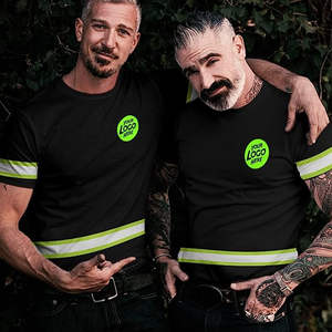 Ropa Estampado reflectante Camisetas Camisa de manga larga Venta al por mayor Camiseta de seguridad de alta visibilidad Manga corta Secado rápido - Product Image 6