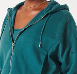 Acid Washed 300gsm coupe régulière sweat à capuche d'hiver pour hommes avant Logo personnalisé tissu polaire respirant séchage rapide longueur régulière - Product Image 4