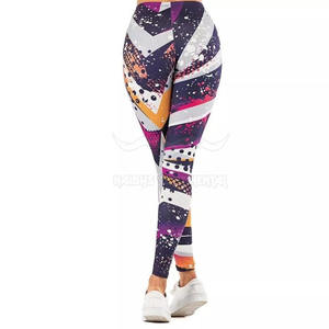 Yoga Fitness Gym Leggings de impresión 3D de alta calidad Pantalones de patrón sólido de peso ligero personalizados - Product Image 6