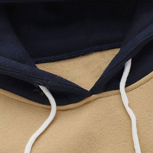 Sweat-shirt à capuche surdimensionné en coton de qualité supérieure avec Logo brodé personnalisé - Product Image 5