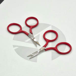 Tijeras de Bordado, Tijeras para Coser, Tijeras para Hilos, Acero Inoxidable, Cuchillas Afiladas con Tapa de Seguridad, Mango Rojo, 2.5 Pulgadas, Todos los Colores - Product Image 5