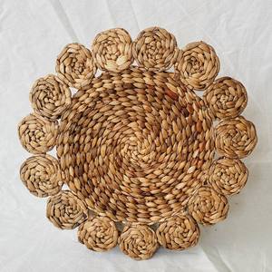 Water hyacinth charger plates wholesale supply plate mats premium quality handwoven <b>placemat</b> - Product Image 2