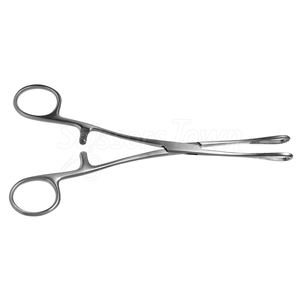 Pinzas para Esponjas Rampley de 10 Pulgadas, Rectas y Dentadas, de Acero Inoxidable, Herramienta Quirúrgica para Apósitos y Manipulación de Esponjas - Product Image 3