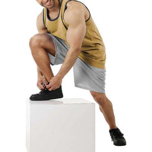 Camiseta sin mangas de algodón y poliéster 100% para hombre, ropa de Color sólido para hombre, camisetas sin mangas de gran tamaño, precio bajo, transpirable y de secado rápido - Product Image 5