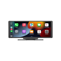 Kamera dasbor mobil nirkabel 4K terbaru, kamera dengan layar sentuh 10.26 inci IPS, kontrol suara otomatis Android, Monitor mobil BT