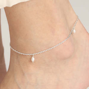 Compre Tobilleras/Payals de Plata 925 100% Auténtica para Mujeres y Niñas, Estilo Lindo, Chapadas en Oro con Material de Oro de 14K y Diamante como Piedra Principal - Product Image 5