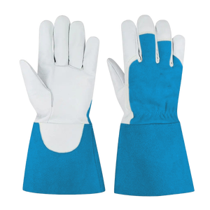 Guantes de Soldadura con Logotipo Personalizado, Guantes de Soldadura de Cuero a Precio Económico, Guantes de Seguridad de Cuero para Trabajo y Construcción - Product Image 6