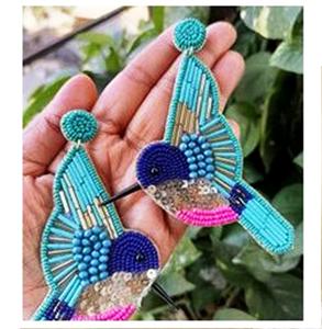 Tutorial de Pendientes de Cuentas para Principiantes, Pendientes con Múltiples Cuentas, Joyería Festiva para Mujer al Mejor Precio, Pendientes de Cuentas - Product Image 4