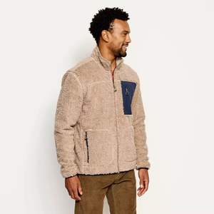 <b>Men's</b> Spring Thicken Sherpa Lined Denim <b>Jacket</b> Wool <b>Jacket</b> <b>Sheepskin</b> Coat with Fur Warm Jean for <b>Man</b> Canvas Fabric - Product Image 6