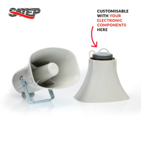 Top produit PA haut-parleur klaxon extérieur 30W IP66 klaxon haut-parleur PA étanche extérieur alarme vocale haut-parleur et klaxon TE900