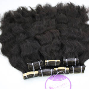 Precio al por mayor doble dibujado de alta calidad vietnamita cinta recta en extensiones de cabello humano OEM OBM - Product Image 1