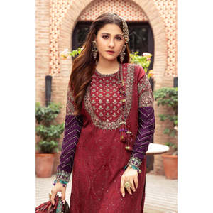 ชุดหรูหรา Maria B Luxury Collection '25 ผ้าซาติน CSS-401 TC-638 - Product Image 1