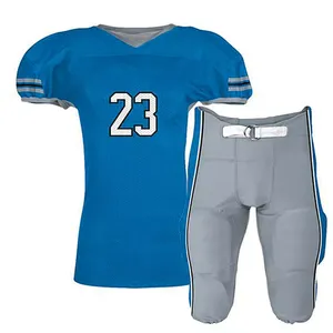 Uniformes de manga corta duraderos y transpirables de ropa de fútbol americano personalizados al por mayor con logotipos y colores personalizados para equipos - Product Image 2