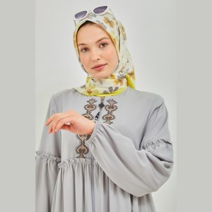 Turban pour femmes Farace Edlise, mode islamique, vêtements hijab, matière en soie, anti-boulochage, imprimé en relief, design moderne, prix - Product Image 4