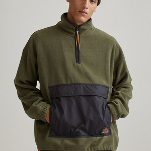 Vente en gros de sweat-shirt pour hommes de qualité supérieure taille de couleur personnalisée motif solide et confortable avec broderie pour l'hiver - Product Image 2