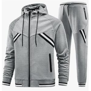 Nouveau Survêtement d'Hiver Unisexe 2-en-1 en Polaire Respirant et Élégant pour Adultes, avec Pull à Capuche et Pantalon de Jogging à Taille Élastique en Polyester Uni – Collection 2025 - Product Image 2