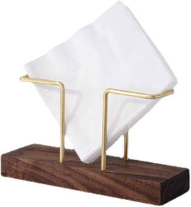 Support à Serviettes en Bois de Mangue avec Barre en Fer Impression Numérique avec Revêtement Émaillé Finition Brillante - Product Image 2