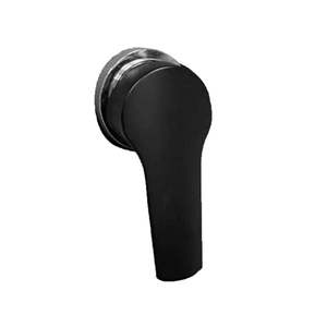 Ducha solar de aluminio negro para exteriores y acero inoxidable para jardín Diseño resistente a la intemperie - Product Image 5