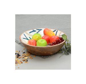 Juegos de cuencos para servir de madera e impresos de Acacia, cuenco redondo para sopa de masa de frutas y verduras, superventas - Product Image 6
