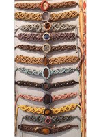 Fantastique mélange pierres précieuses mélange fil couleur avec petites perles en laiton macramé Bracelet bijoux réglables pour cadeau de Couple de la Saint-Valentin