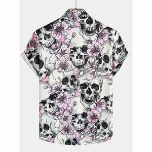 OEM Digital Print Hawaiian <b>Man</b> <b>Shirt</b> Custom Printed Casual Button Down Breathable Formal <b>Shirts</b> Custom <b>Flannel</b> Hawaiian <b>Shirts</b> - Product Image 5