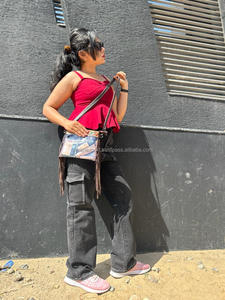 ขอบตะวันตกใสใสกระเป๋าสไตล์มือเครื่องมือแกะสลักกระเป๋าหนังหลายใช้กระเป๋าหนังสําหรับผู้หญิงหลายใช้ - Product Image 4