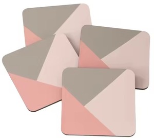 Premium Stainless Steel Eco-Friendly Octagon Shape Classic Style Coaster Set Decorative Drink <b>Mats</b> for Office Desk Party <b>Bar</b> - Product Image 5