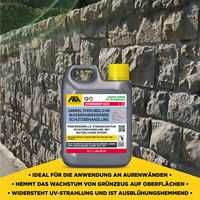 FILA Solutions d'entretien des surfaces HYDROREP ECO Scellant hydrofuge pour surfaces en pierre et terre cuite Anti-algues Résistant aux UV Anti-jaunissement