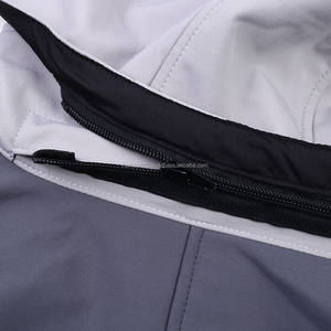 Wholesale Best selling Zipper Plus Size Fleece Bomber Coats <b>Soft</b> <b>Shell</b> <b>Jacket</b> <b>Men</b> Windproof Waterproof Hooded <b>Jackets</b> - Product Image 5