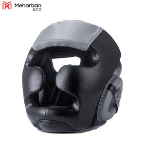 Meilleur prix bonne qualité cuir Mma boxe couvre-chef garde équipement de protection - Product Image 6