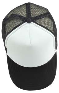 Gorras de béisbol con logotipo personalizado, gorras de camionero de algodón a la moda con parche de cuero, material de lona de malla para uso en exteriores - Product Image 4