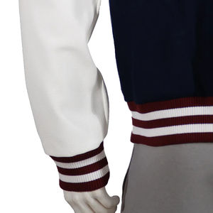 Varsity Jackets with Leather Sleeves Letterman Jacket Wholesale Blank CollegeBaseballjacket for men - Product Image 3