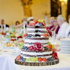 Base para Pastel de Madera Ecológica para Repostería Casera y Decoración de Mesa Elegante, Especial de Navidad - Product Image 3