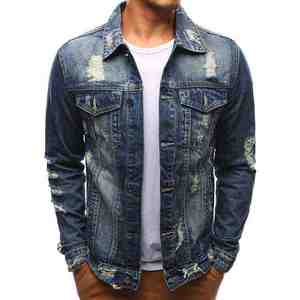 Vestes en jean pour hommes tendance de la rue principale, vente en gros, personnalisées, surdimensionnées, décontractées, 100% coton, boutonnées - Product Image 6
