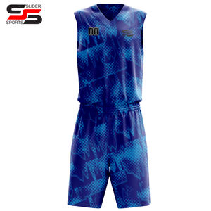 100% Polyester meilleure qualité basket-ball uniforme sport haute qualité sur mesure nouveau Design basket-ball uniforme - Product Image 3
