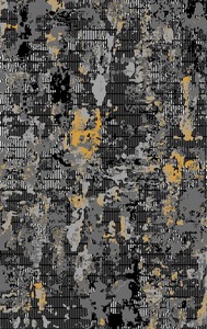 Alfombra Turca de Poliéster Afelpada Adiva, Tejida a Máquina con Diseño Jacquard, de Pelo Alto, Acolchada, Reversible, Lavable y Antideslizante para el Hogar - Product Image 2