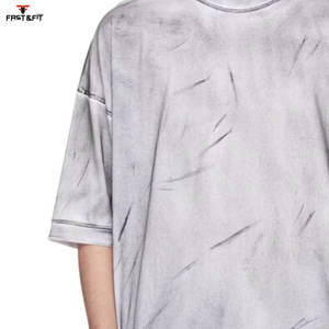 Camiseta personalizada de alta calidad con lavado ácido para hombre, ropa deportiva e informal, Camiseta cómoda para hombre - Product Image 5