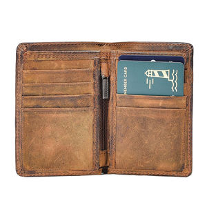 2025 Top Trending Men's Business Style Cartera de cuero al por mayor Nueva moda Cremallera Poliéster Hecho en fábrica Más vendidos - Product Image 5