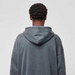 Oem Service Hot Sale Men Acid Wash Hoodies for <b>Boys</b> Fashion Hoodies for Acid Wash Polyester Zipper Hoodies - Product Image 5