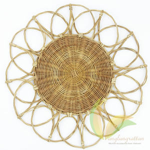 OEM/ODM respetuoso con el medio ambiente duradero al aire libre vajilla Vietnam ratán bambú manteles individuales/almohadillas tamaño personalizado Color para bodas - Product Image 5