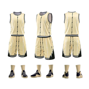 Conjunto de Camiseta de Baloncesto Sublimada Personalizada, Cuello en V, Sin Mangas, Amarilla, con Nombre y Número del Equipo, Transpirable, Unisex para Adultos, para Todas las Temporadas - Product Image 4