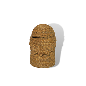 High Quality Shark Design Trash Bin Water Hyacinth Handle Sustainable <b>Wicker</b> Waste <b>Basket</b> Best Price <b>Laundry</b> Storage for Various - Product Image 1