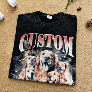 T-shirt imprimé surdimensionné Hommes Femmes Streetwear T-shirt en coton T-shirt graphique personnalisé Haut décontracté unisexe - Product Image 3