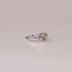 Anillo de compromiso de diamante cultivado en laboratorio de corte radiante, anillo de boda de compromiso de oro de 14/18K, joyería hecha a mano para mujer - Product Image 5